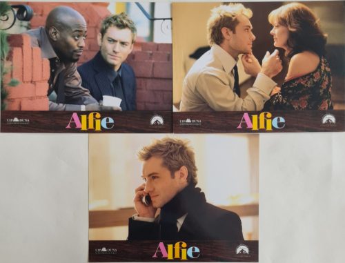 Alfie, 3 db vitrinkép, filmfotó egyben, 2004