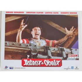   Asterix és Obelix vitrinkép, filmfotó, 2002 (Roberto Benigni)