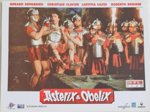 Asterix és Obelix vitrinkép, filmfotó, 2002 (Robert Benigni II.)