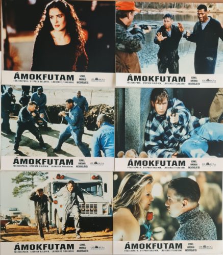 Ámokfutam, 6 db vitrinkép, filmfotó egyben, 1996