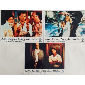   Ásó, Kapa, Nagykaland, 3 db vitrinkép, filmfotó egyben, 1989