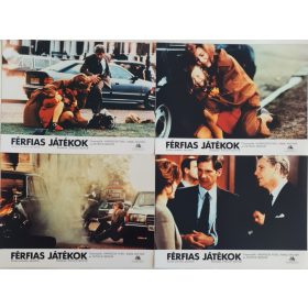 Férfias játékok, 4 db vitrinkép, filmfotó egyben, 1992