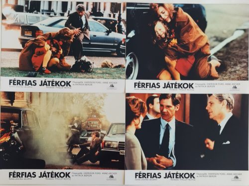 Férfias játékok, 4 db vitrinkép, filmfotó egyben, 1992