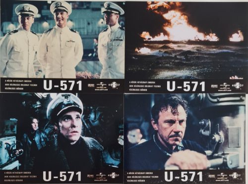 U-571, 4 db vitrinkép, filmfotó egyben, 2000