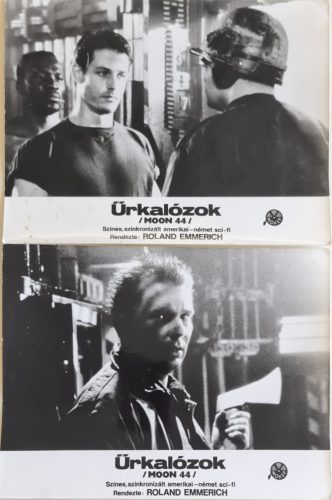 Űrkalózok - Moon 44, 2 db vitrinkép, filmfotó egyben, 1990