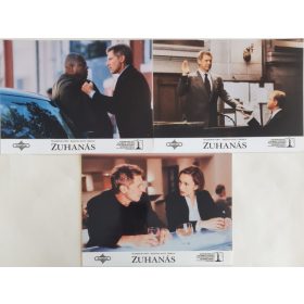 Zuhanás, 3 db vitrinkép, filmfotó egyben, 1999