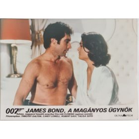   007 James Bond, a magányos ügynök vitrinkép, filmfotó, 1989