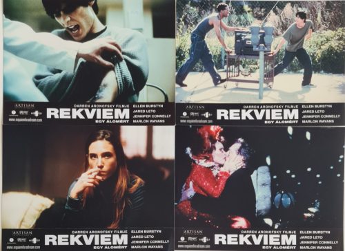 Rekviem egy álomért, 4 db vitrinkép, filmfotó egyben, 2000