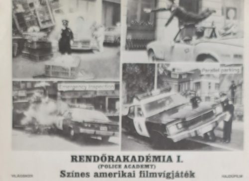 Rendőrakadémia I. vitrinkép, filmfotó, 1984