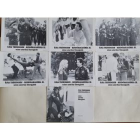   Rendőrakadémia III., Újra tréningben, 7 db vitrinkép, filmfotó egyben, 1986