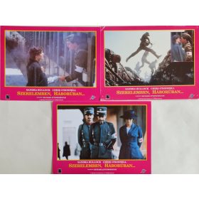  Szerelemben, háborúban, 3 db vitrinkép, filmfotó egyben, 1996