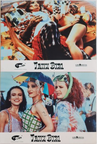 Tank Girl, 2 db vitrinkép, filmfotó egyben, 1995