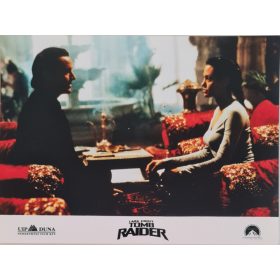   Tomb Raider vitrinkép, filmfotó, 2001 (Steven Seagal, Angelina Jolie)