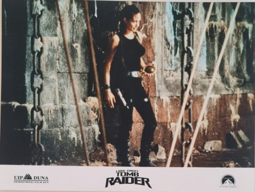 Tomb Raider vitrinkép, filmfotó, 2001 (Angelina Jolie) 