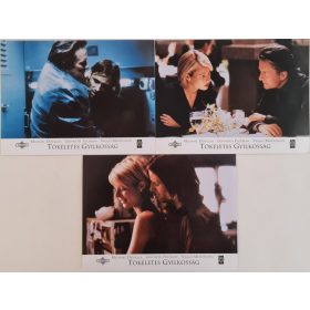   Tökéletes gyilkosság, 3 db vitrinkép, filmfotó egyben, 1998