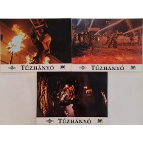 Tűzhányó, 3 db vitrinkép, filmfotó egyben, 1997