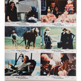   Szegény embert az amish húzza, 6 db vitrinkép, filmfotó egyben, 1997