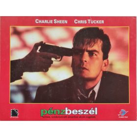 Pénz beszél vitrinkép, filmfotó, 1997 (Charlie Sheen)