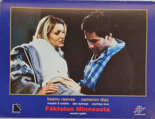 Féktelen Minnesota vitrinkép, filmfotó, 1996 (Keanu Reeves, Cameron Diaz)