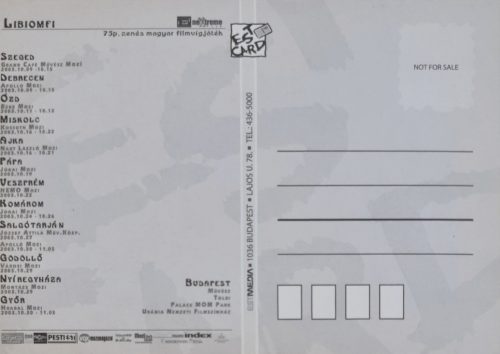Libiomfi képeslap, Est Card