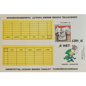 101 kiskutya / Vizipók mozis órarend 1980-as évek