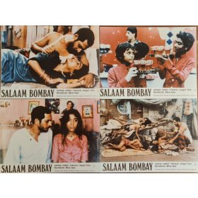 Salaam Bombay, 4 db vitrinkép, filmfotó egyben, 1988
