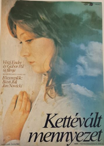 Kettévált mennyezet villamosplakát, Gábor Pál filmje 1982