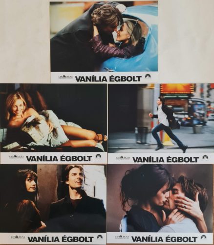 Vanília égbolt, 5 db vitrinkép, filmfotó egyben, Tom Cruise, Penélope Cruz, 2001