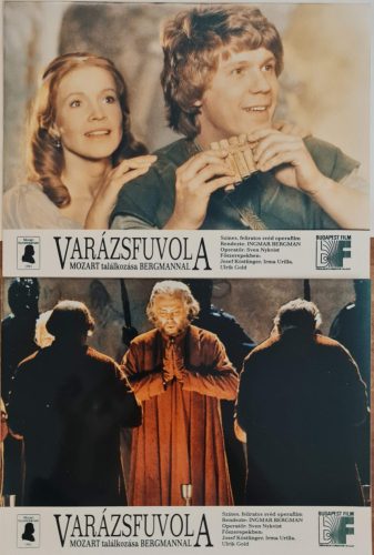 A varázsfuvola, 2 db vitrinkép, filmfotó egyben, Ingmar Bergman, 1975