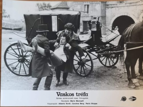 Vaskos tréfa vitrinkép, filmfotó, 1981