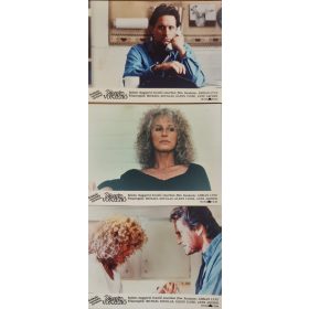   Végzetes vonzerő, 10 db vitrinkép, filmfotó egyben, Michael Douglas, Glenn Close, 1987
