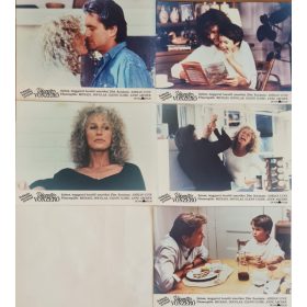   Végzetes vonzerő, 7 db vitrinkép, filmfotó egyben, Michael Douglas, Glenn Close, 1987