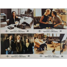   Vonzások és állatságok, 4 db vitrinkép, filmfotó egyben, Janeane Garofalo, Uma Thurman, Ben Chaplin, 1996