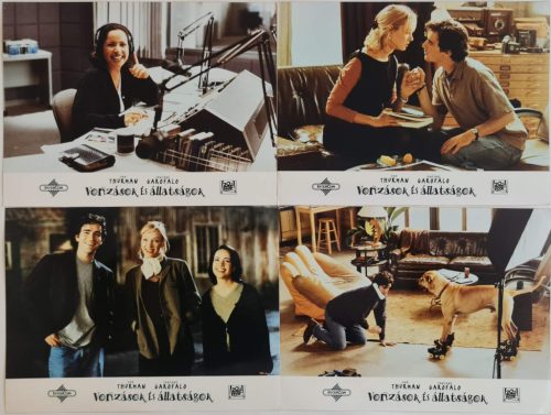 Vonzások és állatságok, 4 db vitrinkép, filmfotó egyben, Janeane Garofalo, Uma Thurman, Ben Chaplin, 1996