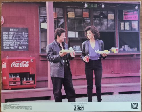 My Cousin Vinny, Vinny, az 1ügyű USA vitrinkép, filmfotó, Joe Pesci, Marisa Tomei, 1992