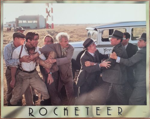 Rocketeer USA vitrinkép, filmfotó, Billy Campbell, Jennifer Connelly, 1991