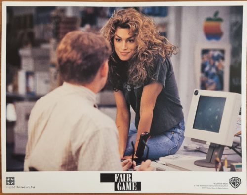 Fair Game, Tiszta játszma USA vitrinkép, filmfotó, Cindy Crawford, William Baldwin, 1995