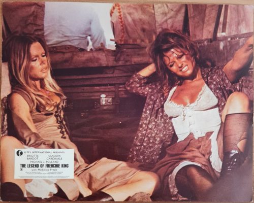 The Legend of Frenchie King, Olajkeresők vitrinkép, filmfotó, Claudia Cardinale, Brigitte Bardot, 1971