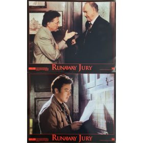   Runaway Jury, Az ítélet eladó 2 db USA vitrinkép, filmfotó egyben, Gene Hackman, Dustin Hoffman, 2003