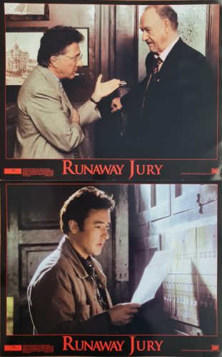 Runaway Jury, Az ítélet eladó 2 db USA vitrinkép, filmfotó egyben, Gene Hackman, Dustin Hoffman, 2003