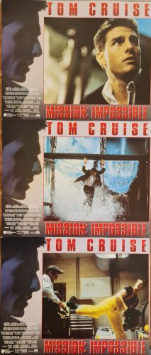 Mission: Impossible 3 db USA vitrinkép, filmfotó egyben, Tom Cruise, 1996