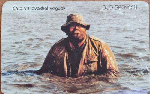 Én a vízilovakkal vagyok kártyanaptár, Bud Spencer, 1987