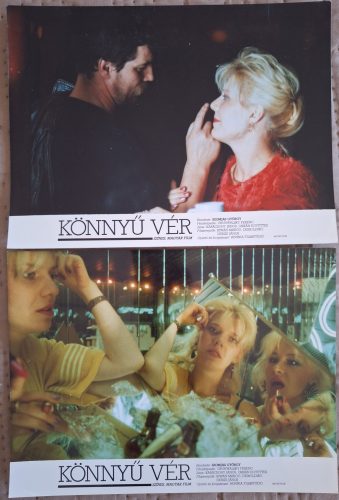 Könnyű vér, 2 db vitrinkép, filmfotó egyben, 1989