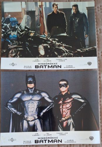 Mindörökké Batman, 2 db vitrinkép, filmfotó egyben, 1995