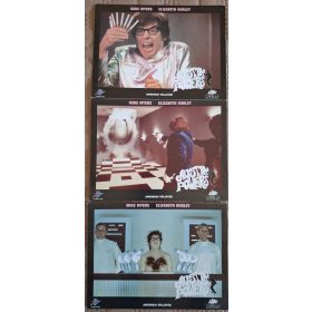  Szőr Austin Powers Őfelsége titkolt ügynöke, 3 db vitrinkép, filmfotó egyben, 1997