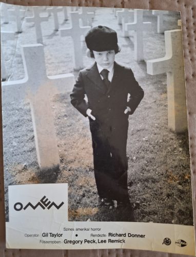 Omen, 1 db vitrinkép, filmfotó 1976