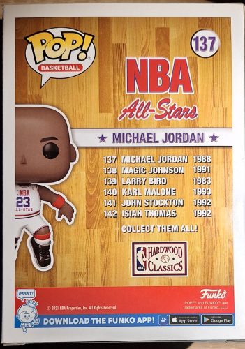 Michael Jordan All-Stars 1988 Funko Pop Basketball Figura (137) 2023