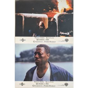   Gyilkosság a Fehér Házban. Murder at 1600, 2 db vitrinkép, filmfotó egyben, 1997