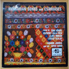 Hungarian Songs an Csárdáses zenei bakelit lemez