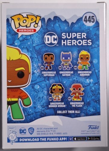 DC Comics Holiday Gingerbread Aquaman Funko Pop figura (445) 2022